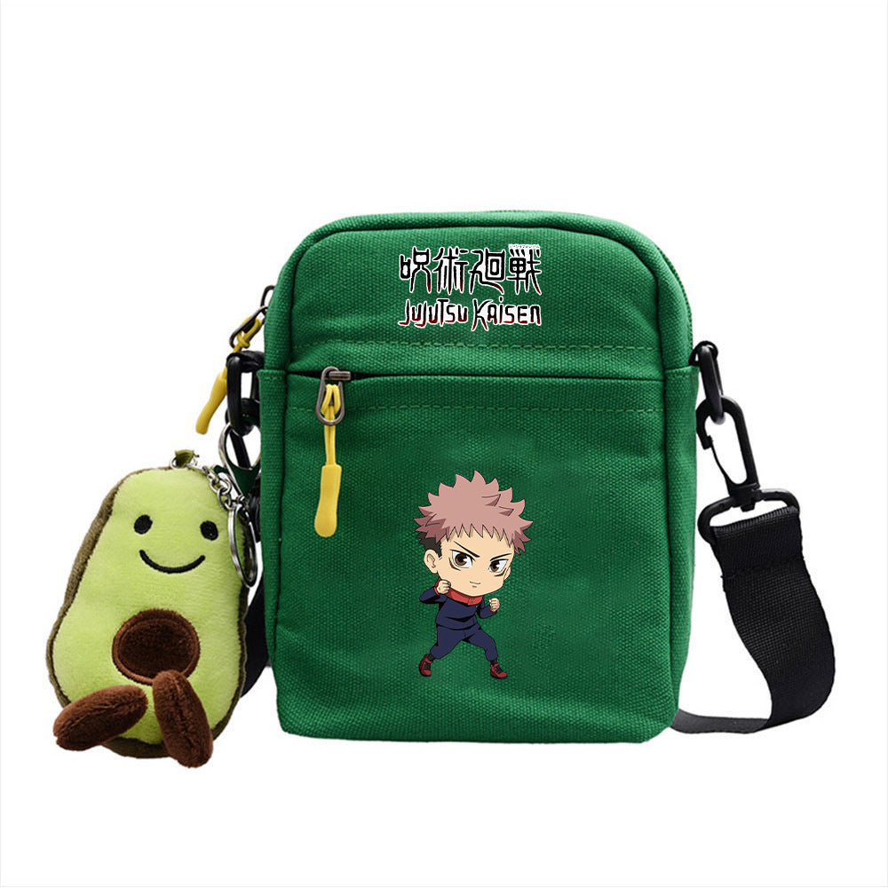 Casual Cartoon Anime Canvas Shoulder Bag