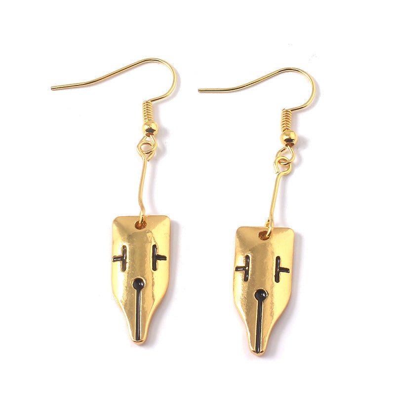 Jojo Rohan Kishibe Cosplay Earrings