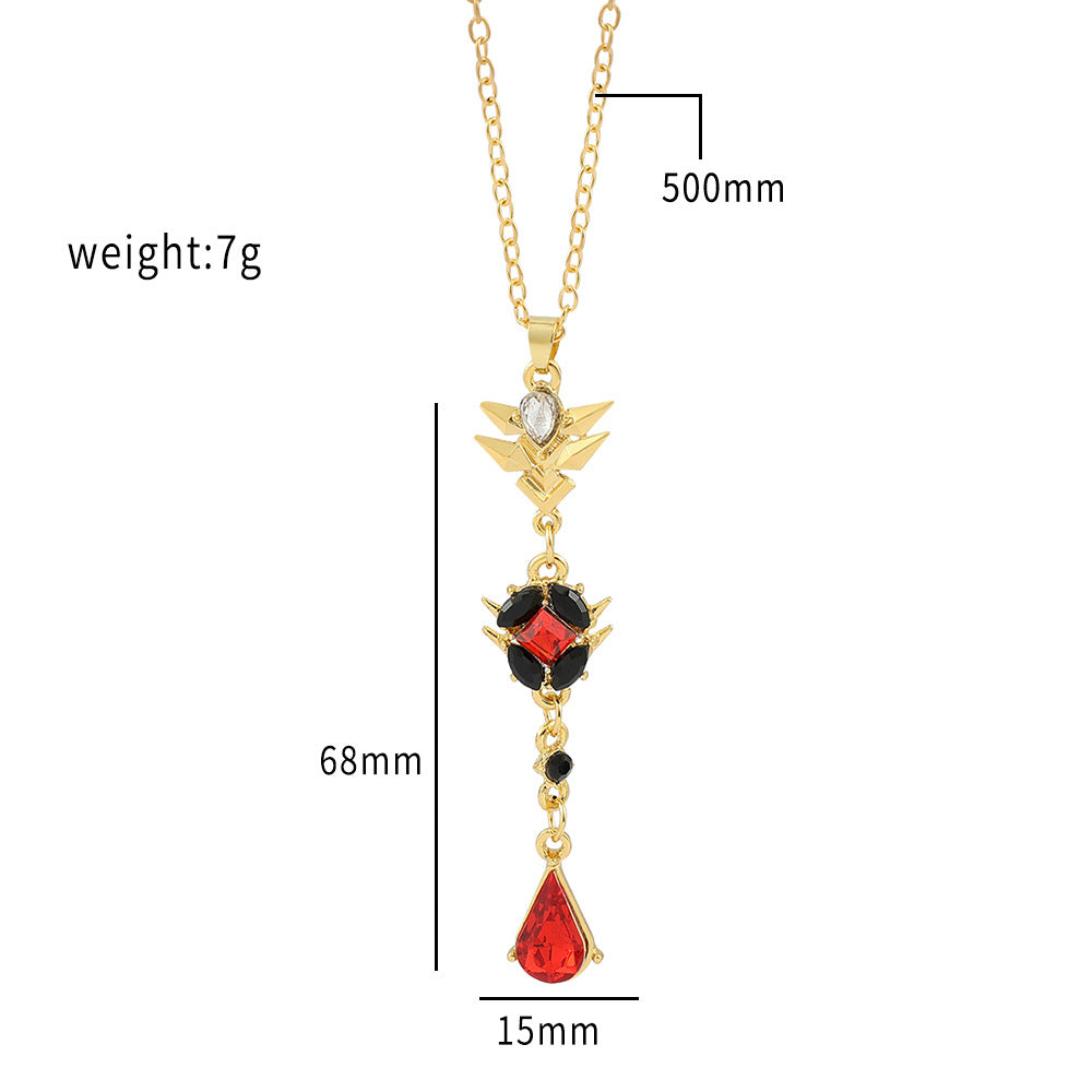 Versatile Game Character Cosplay Earrings Necklace