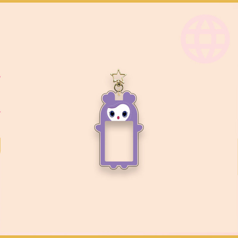 KPOP Cartoon Card Storage Keychain Pendant