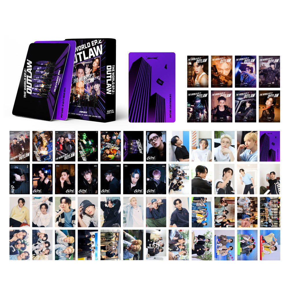 55 KPOP Album Lomo Cards