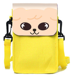 Kpop Members Cartoon Character Mobile Bag
