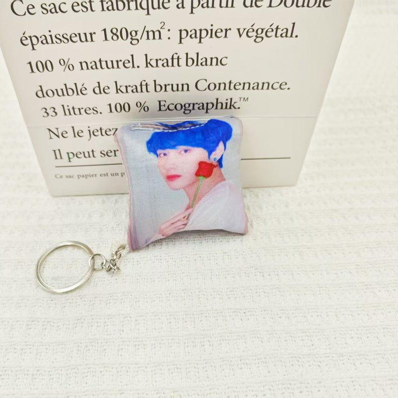 BANGTAN Mini Pillow Pendant Keychain