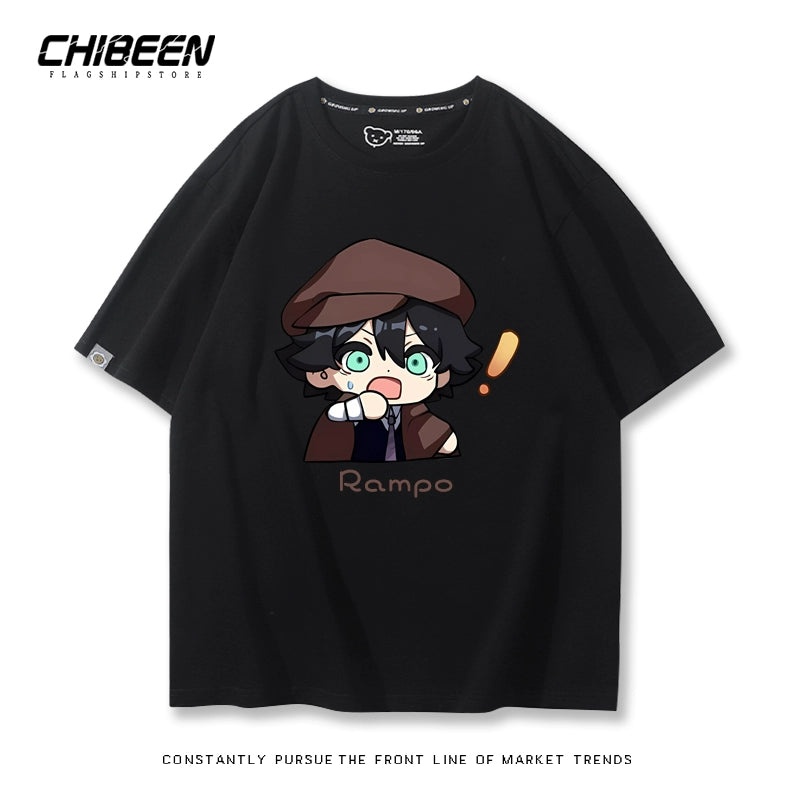 Men's and Women's Rampo Anime Short-sleeved T-shirt