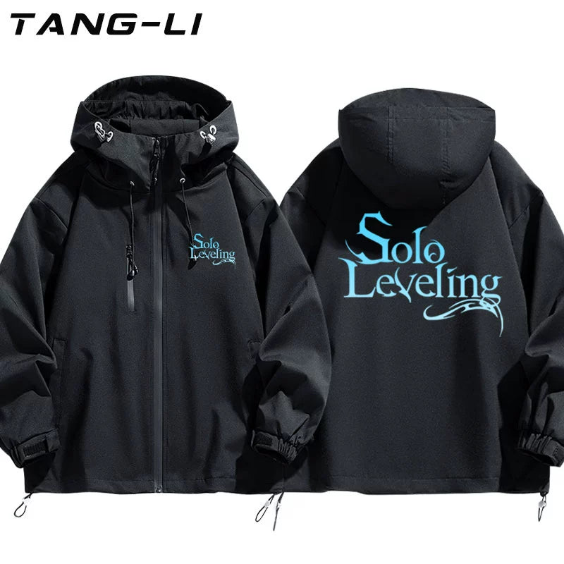 Men's Anime Graphic Print Hooded Jacket