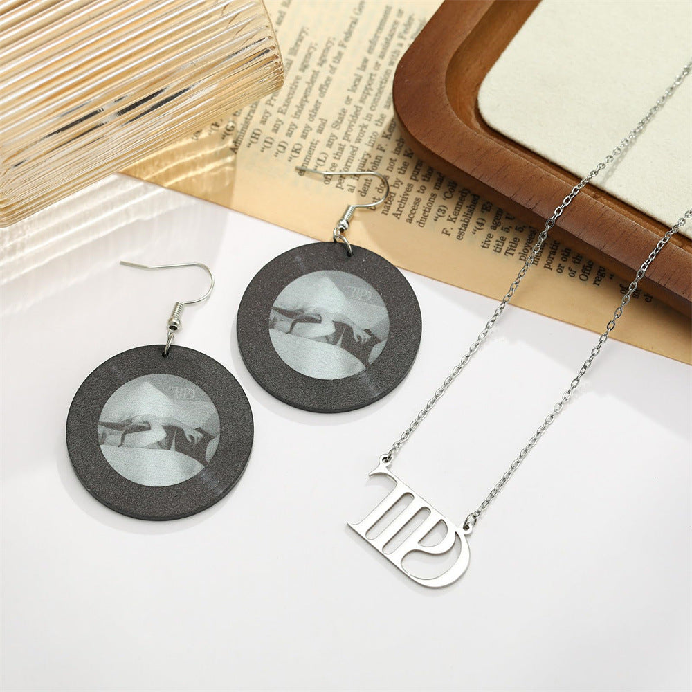Taylor TTPD Necklace Earrings