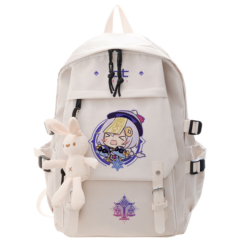 Casual Game Graphic Print Backpack