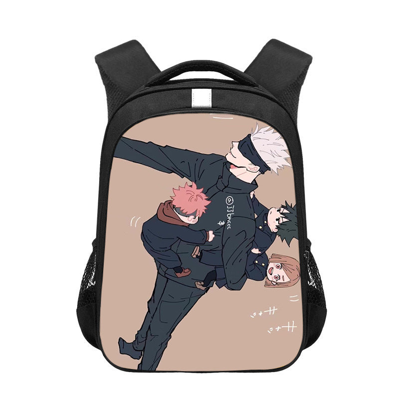 Cute Children's Anime Printed School Backpack