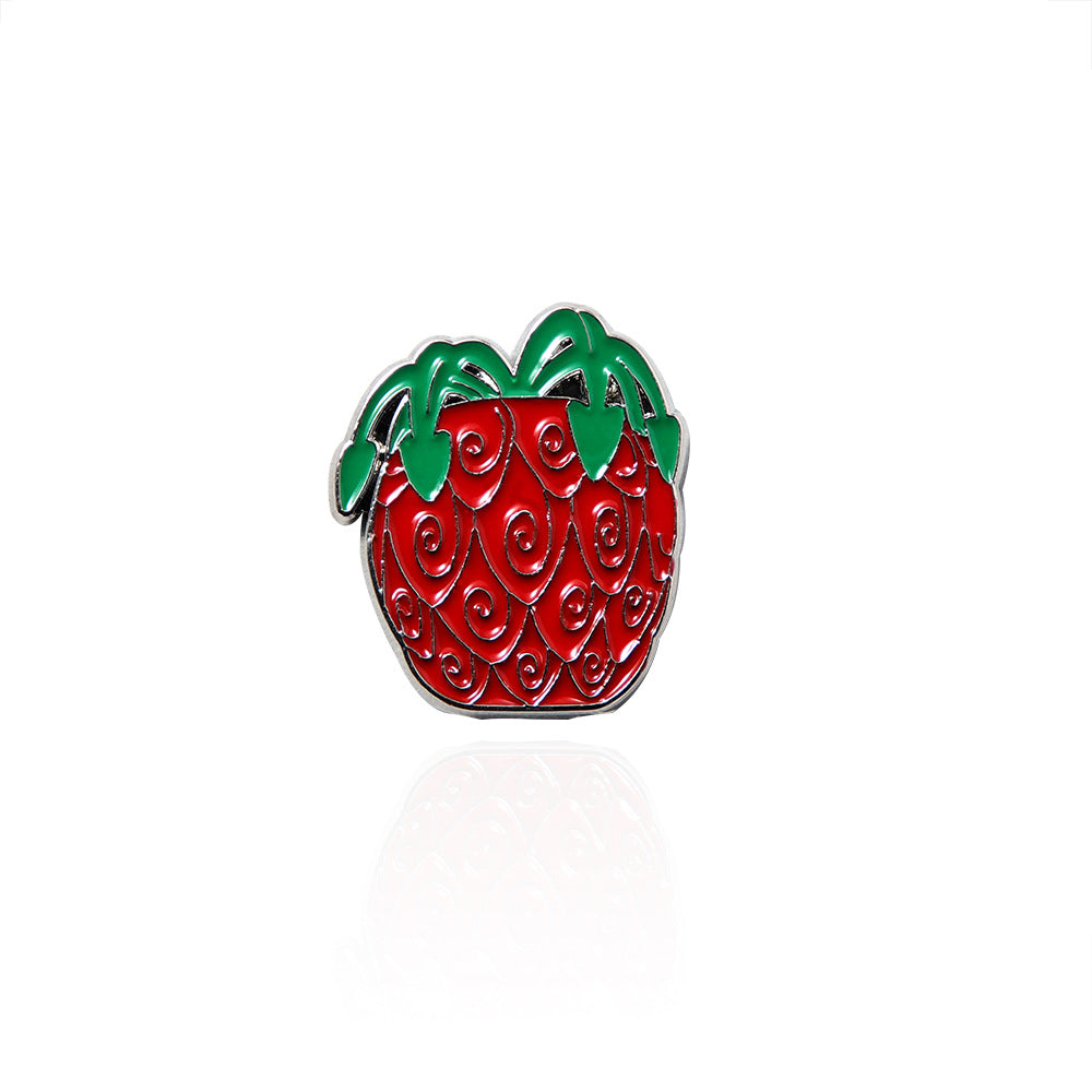 Devil Fruit Anime Brooch Badge