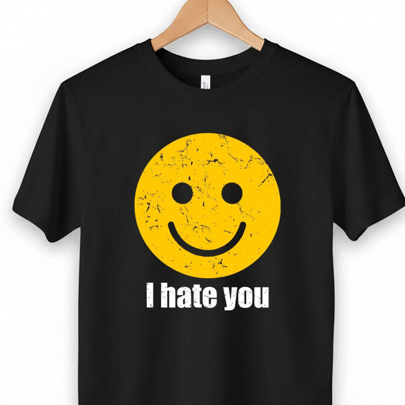 HS I Hate You Smiley Face T-Shirt