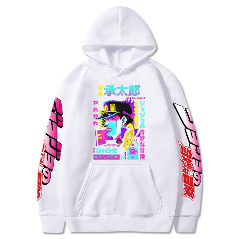 Unisex JOJO Anime Printed Pullover Hoodie