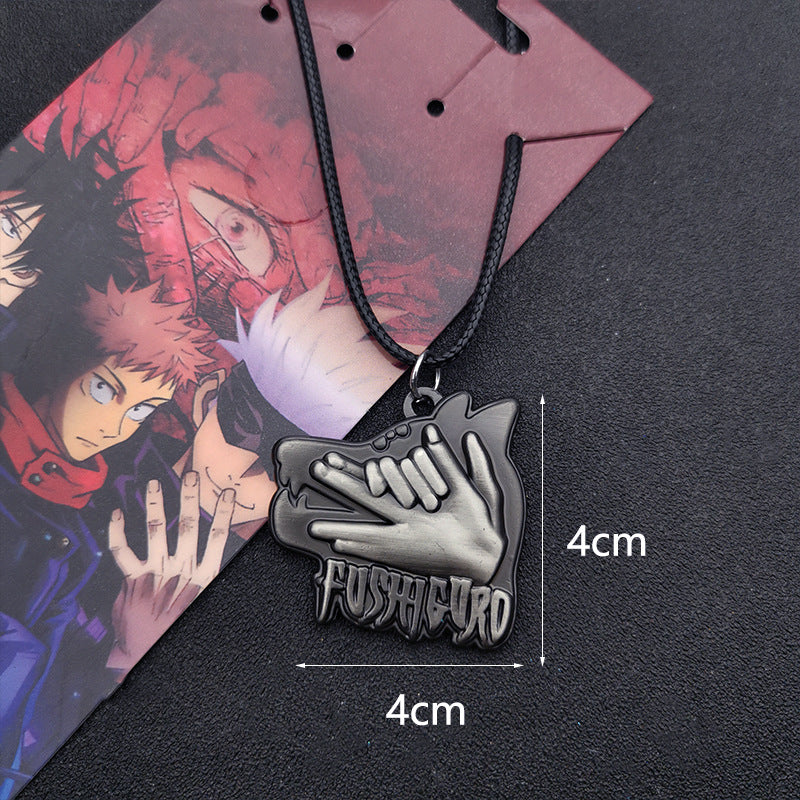 Cool Anime Weapon Keychain Necklace Pendant