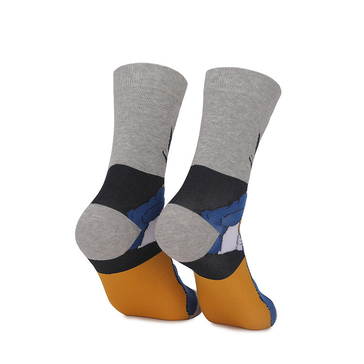 Vegeta Anime Leisure Sports Medium Tube Socks