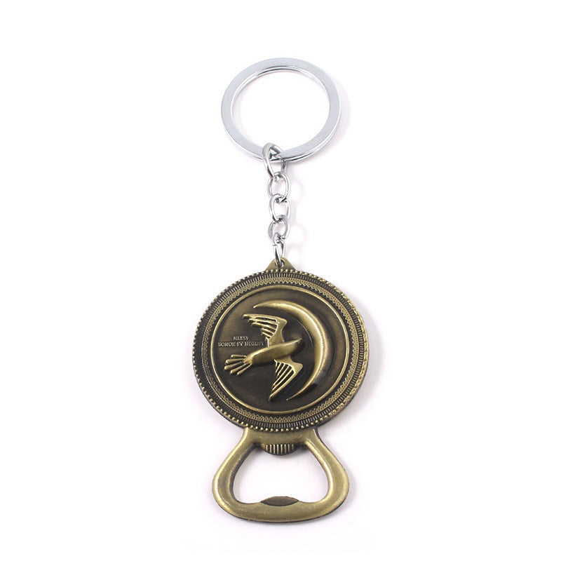 Dragon Wolf Bottle Opener Keychain Pendant