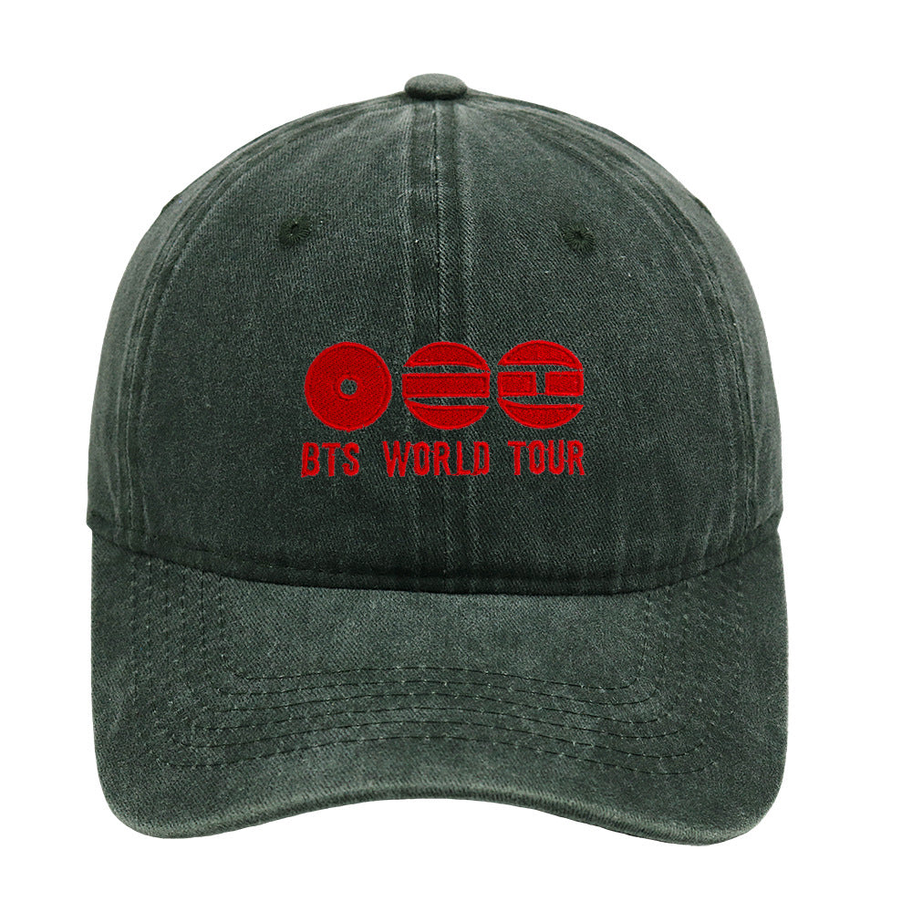 BANGTAN WORLD TOUR Embroidery Baseball Cap