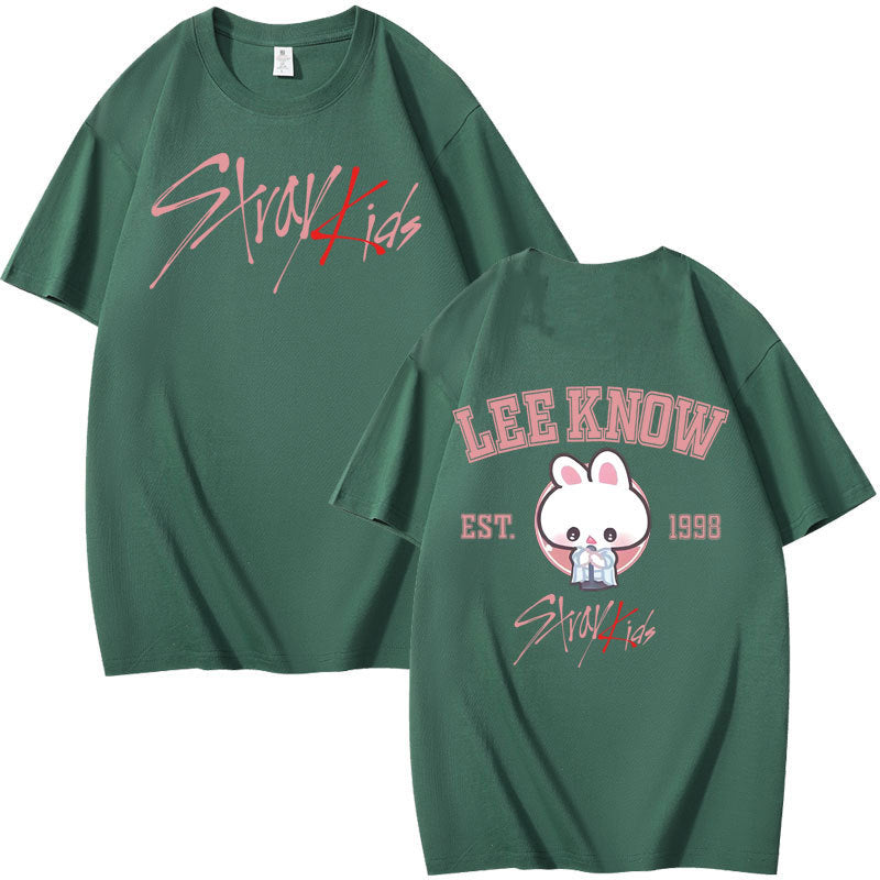 KPOP Print Summer Short-sleeved T-shirt