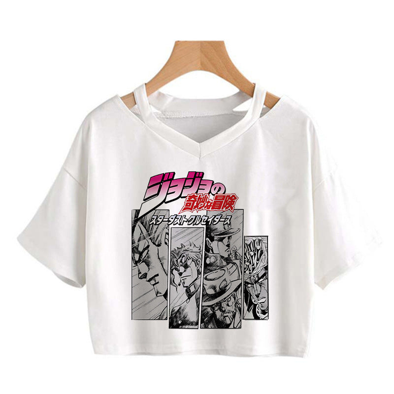 Chic Girls Jojo Printed Crop Top T-shirt