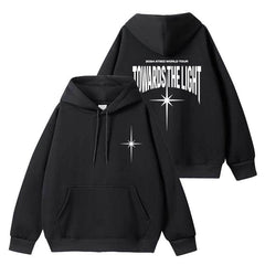 Casual KPOP Letter Pullover Hoodie