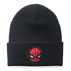 Cartoon Spider Embroidered Knitted Hat