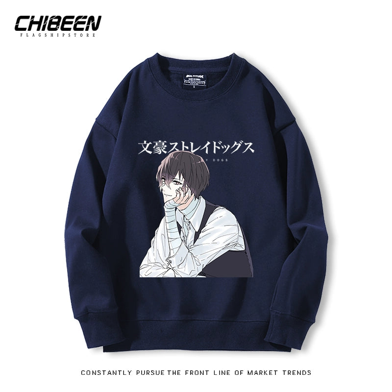 Unisex Anime Crew Neck Sweatshirt Top