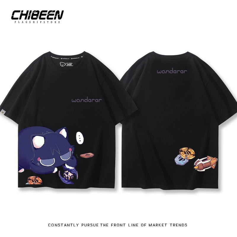 Game Wanderer Printed Short Sleeve T-Shirt