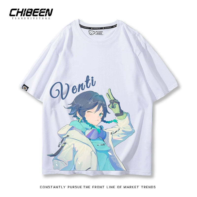 Game Venti Barbatos Short-sleeved T-shirt