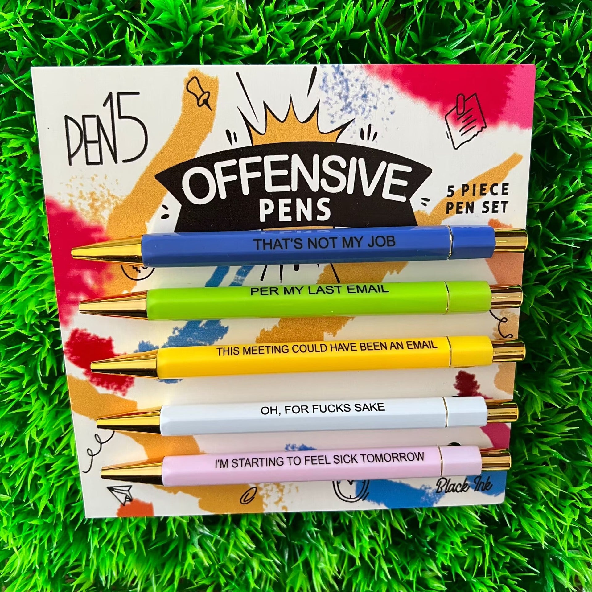 Hilarious Pens Set