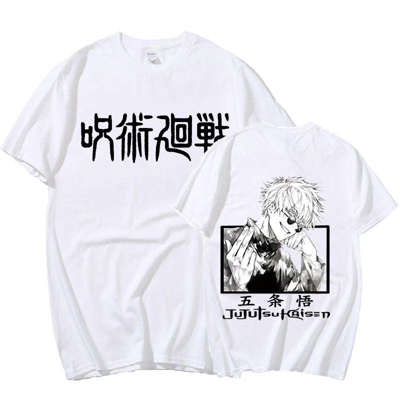 Casual Anime Summer Round Neck Short-sleeved T-shirt