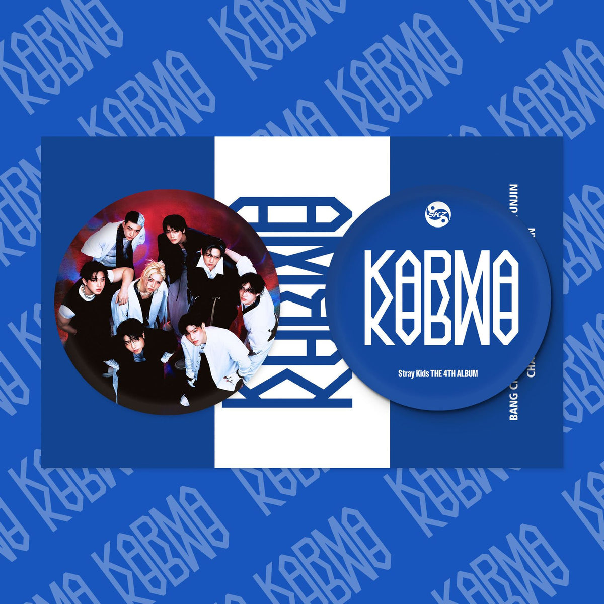 SKZ Album KARMA Badge 2PCS