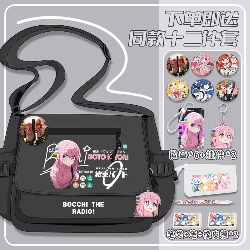 Cute Anime Crossbody Shoulder Backpack