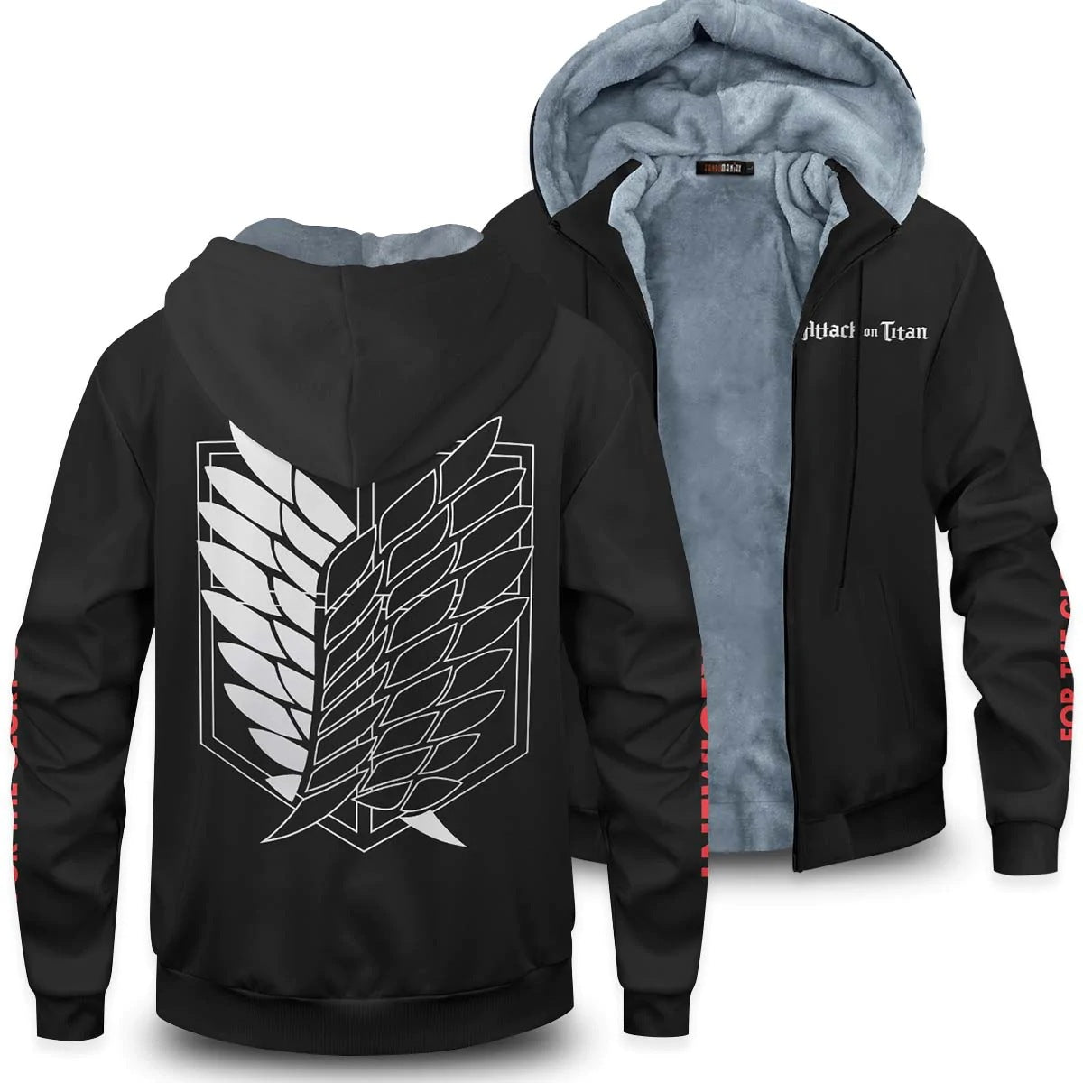 Casual Anime Cos Thicken Zipper Jacket