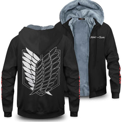 Casual Anime Cos Thicken Zipper Jacket
