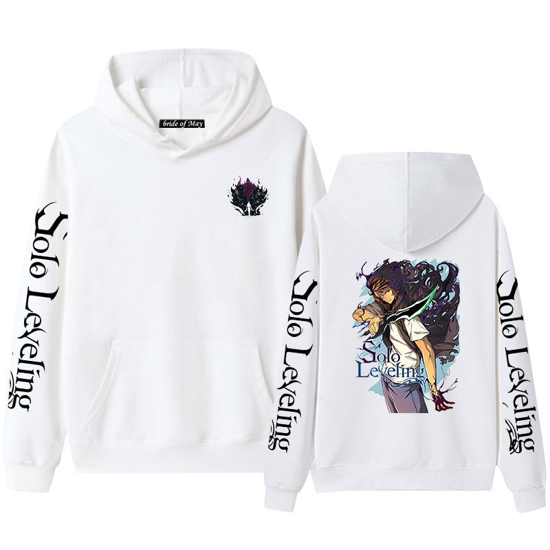 Trendy Anime Graphic Print Hoodie