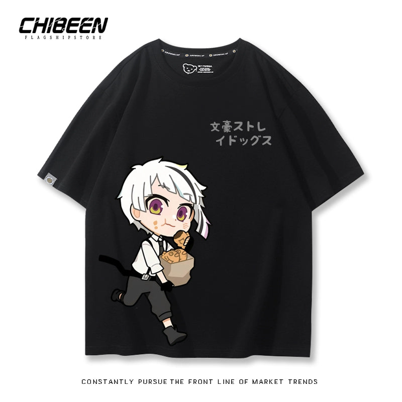 Versatile Dazai Anime Short Sleeve Summer T-Shirt