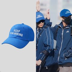 BTS KEEP SWIMMING Embroidered Baseball Cap