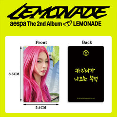 AE "LEMONADE" Album Photocard Set