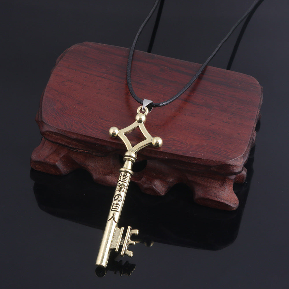 Trendy Anime Keychain Necklace