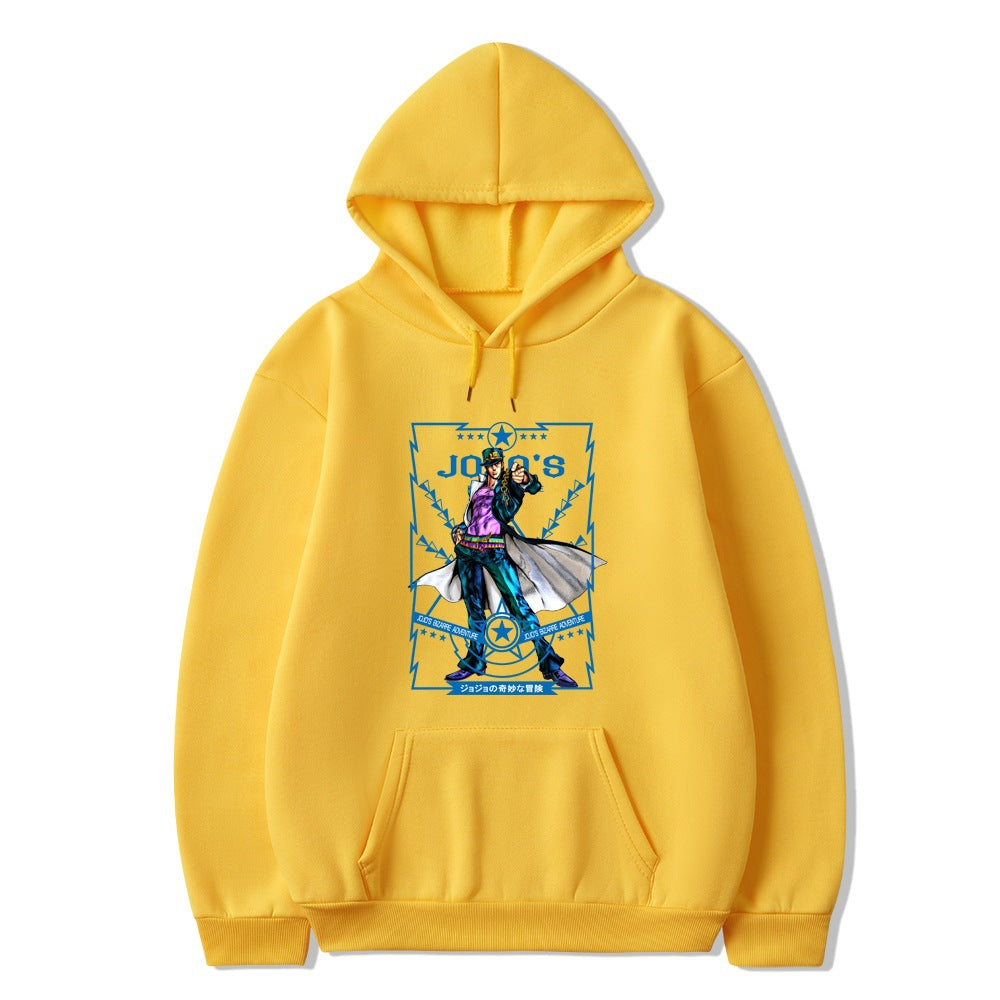 Trendy Jojo Graphic Printed Loose Hoodie