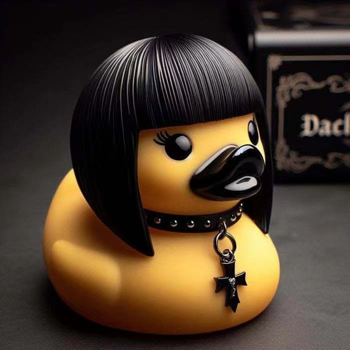 Gothic Death Rock Satan Duck Ornament