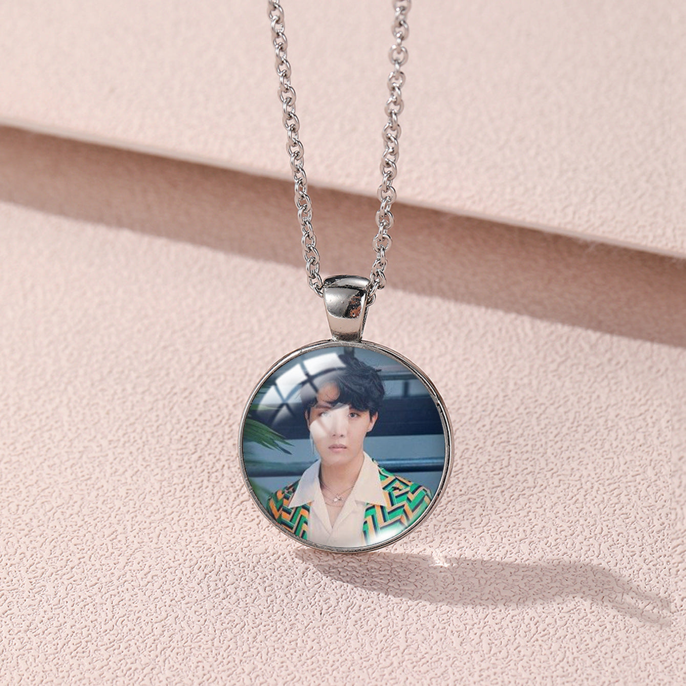 Trendy BTS Round Necklace