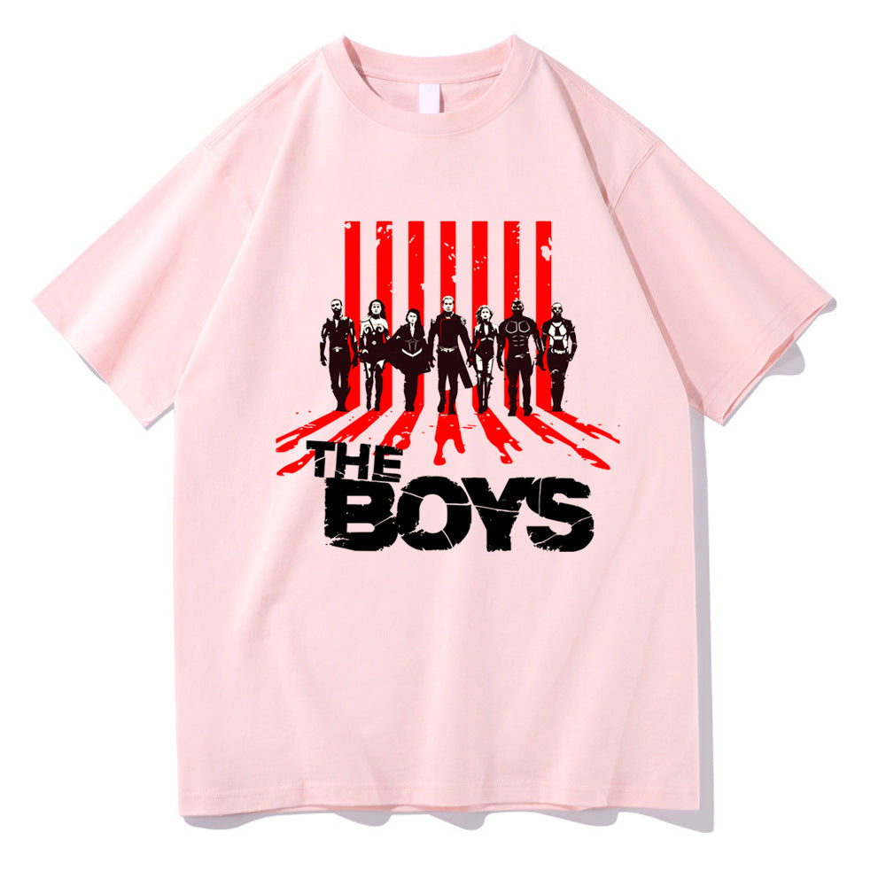 Casual The Boys Loose Short Sleeve Tee