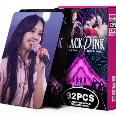 92 Kpop Jisoo Jennie LOMO Cards