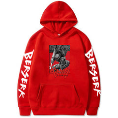 Casual Anime Guts Print Loose Sports Hoodie