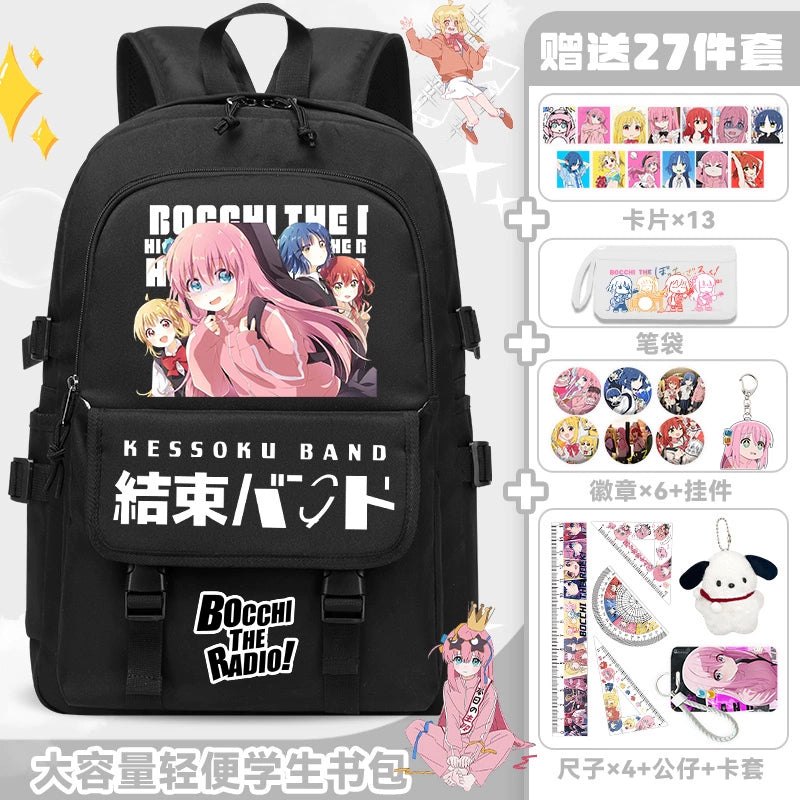 Large Capacity Waterproof Anime Backpack