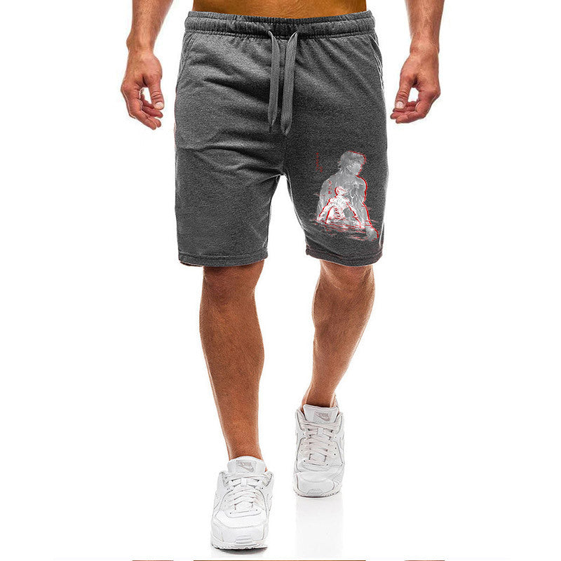 Men's Baki Anime Casual Sports Shorts