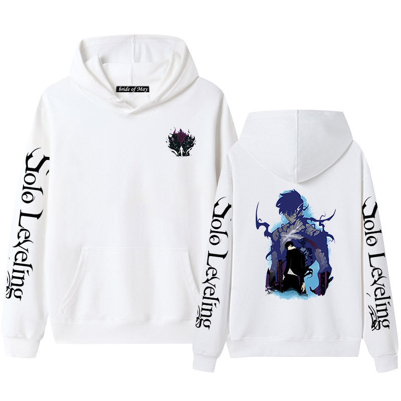 Trendy Anime Graphic Print Hoodie