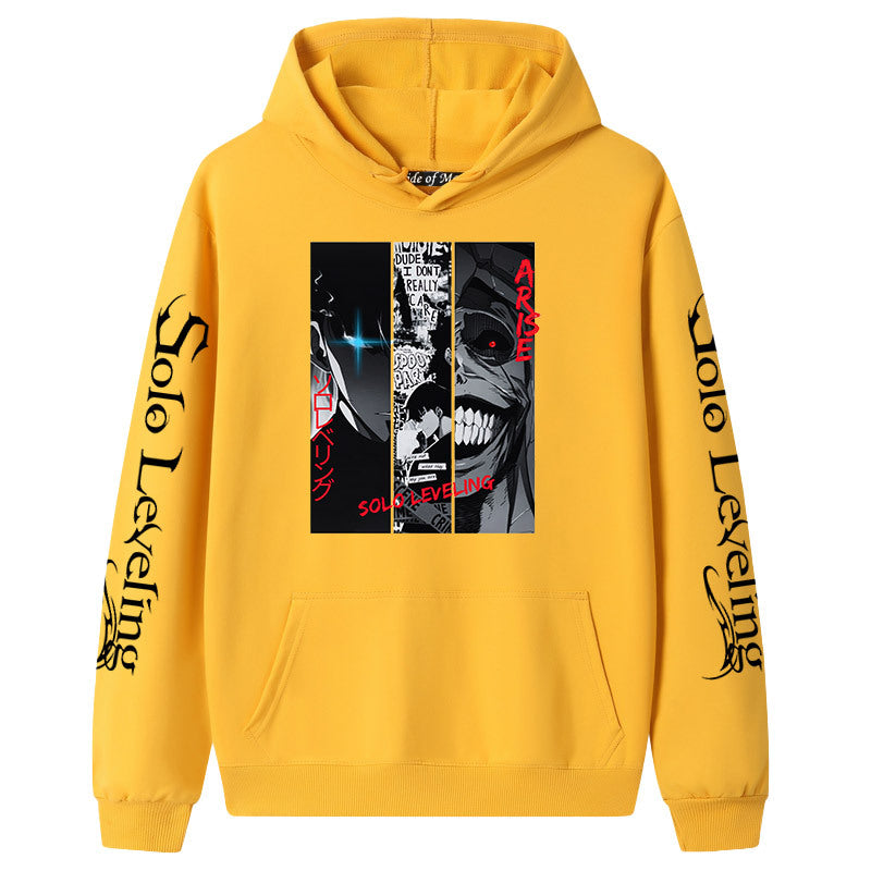 Unisex Manga Pattern Loose Hoodie