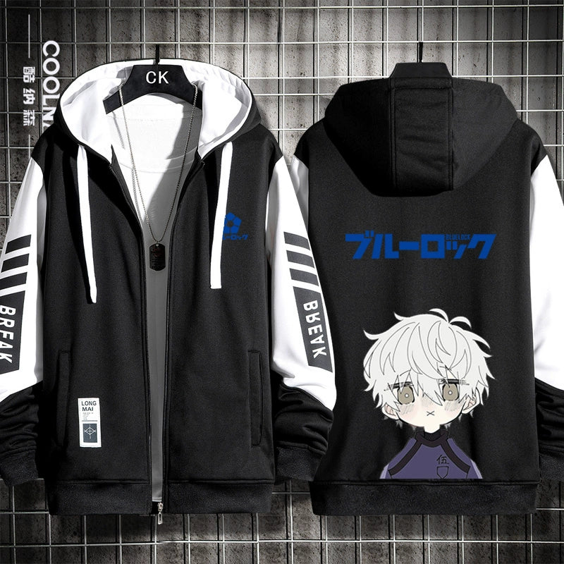 Cool Anime Printed Cardigan Thin Hoodie