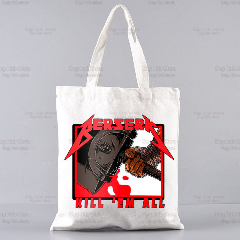 Guts Anime Printed Canvas Tote Bag