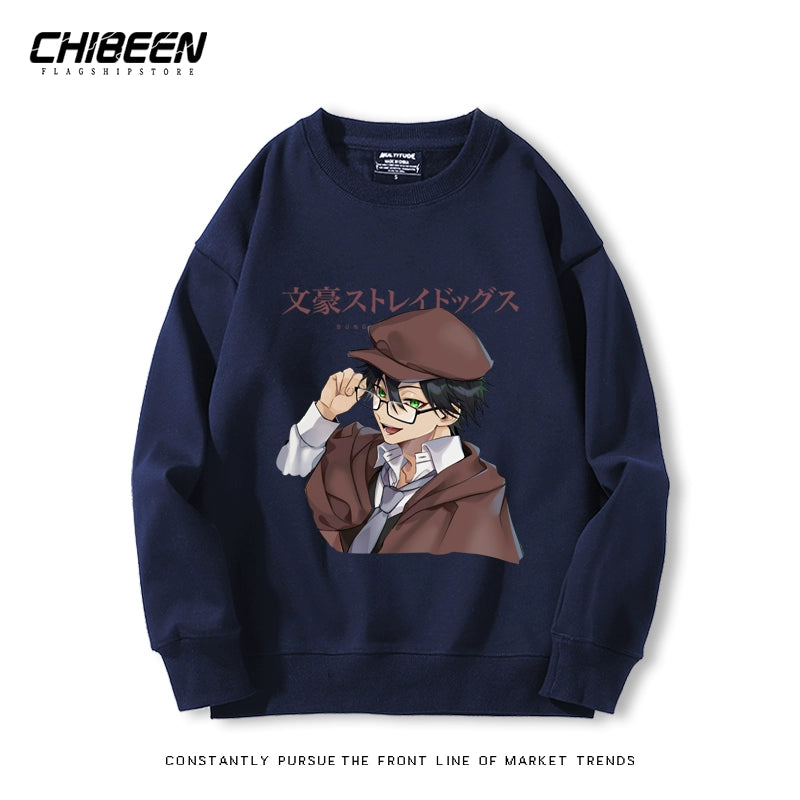 Unisex Anime Crew Neck Sweatshirt Top